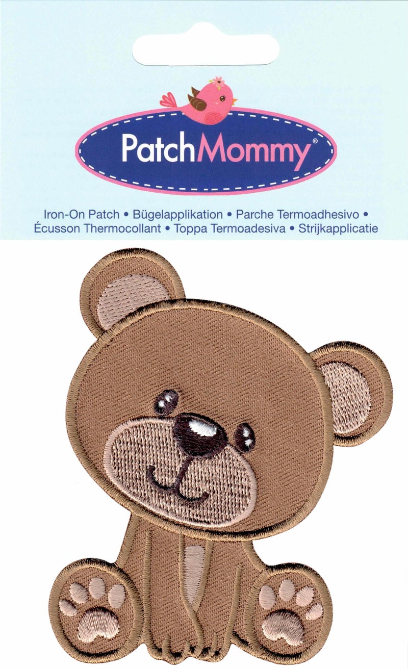 PatchMommy Teddy Bear Patch, Iron On/Sew On - Appliques for Kids Children - Image 3